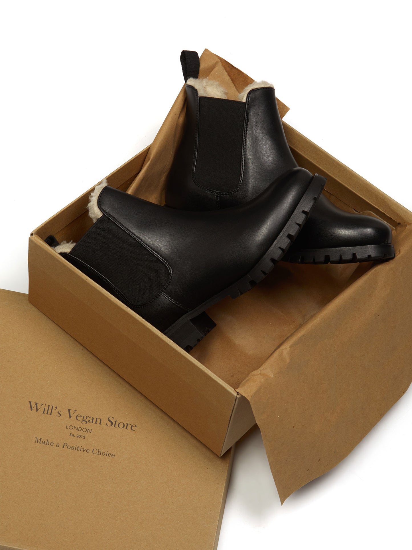 Luxe isolierte Chelsea-Stiefel mit tiefem Profil