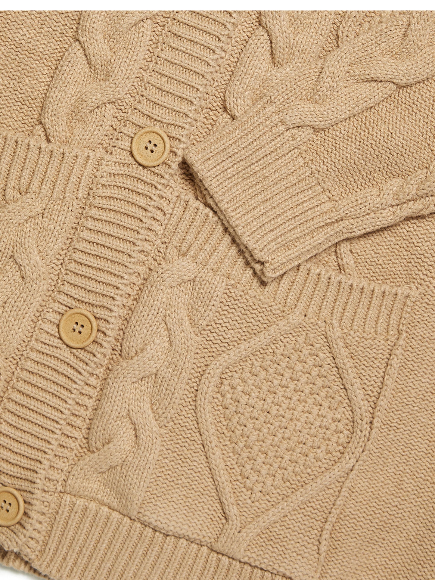 Cardigan avec capuche et patte de boutonnage