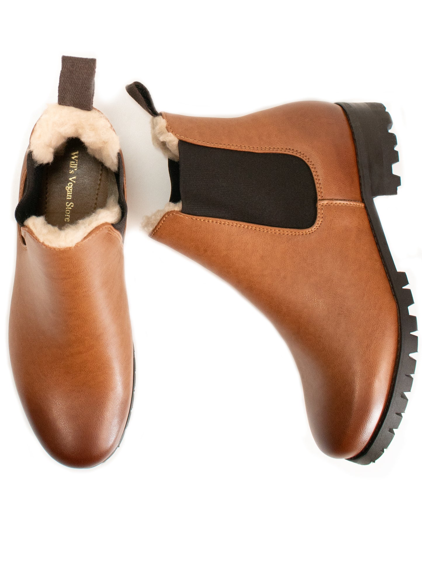 Luxe isolierte Chelsea-Stiefel mit tiefem Profil
