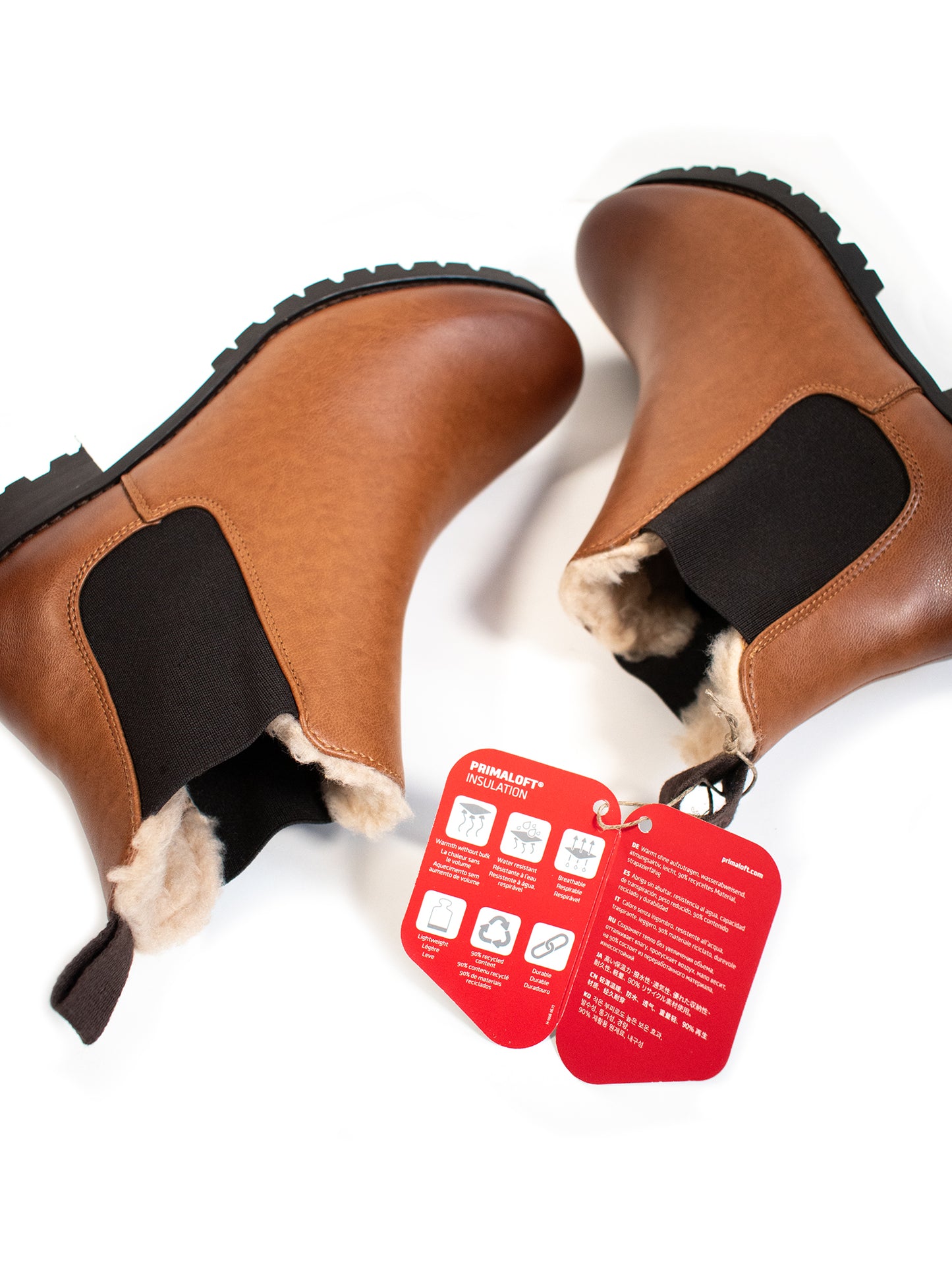 Luxe isolierte Chelsea-Stiefel mit tiefem Profil