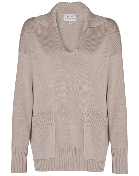 Übergroßer Pullover | Vegane Strickwaren