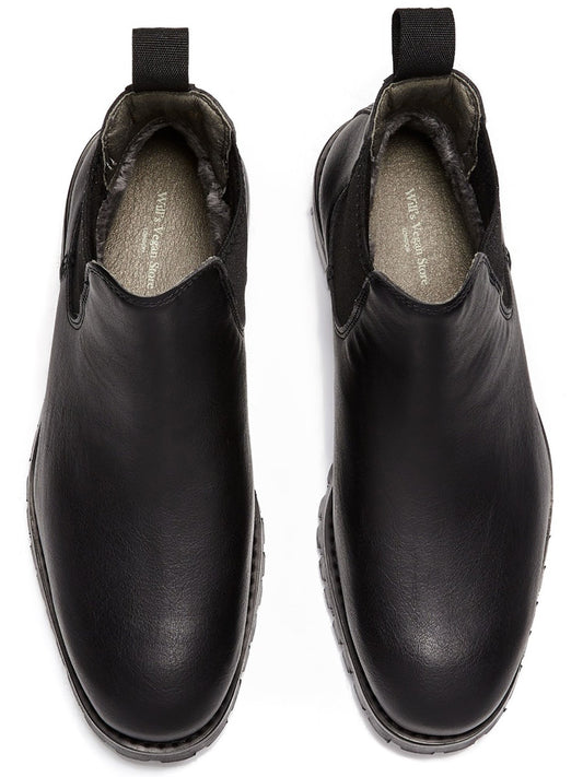 Isolierte, wasserdichte Chelsea-Stiefel | Vegane Winterstiefel