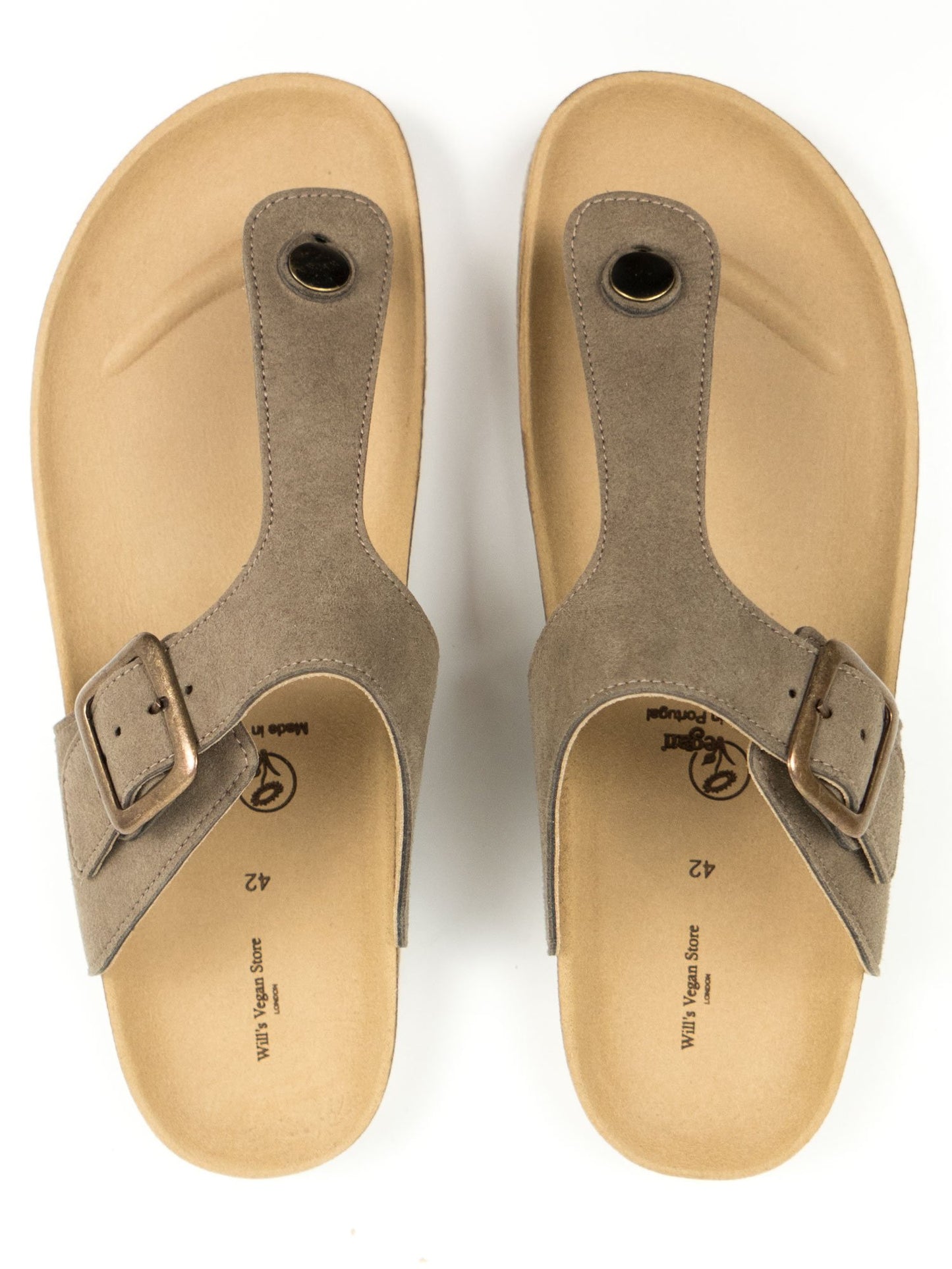Zehensteg-Fußbett-Sandalen | Will's Vegan Shop