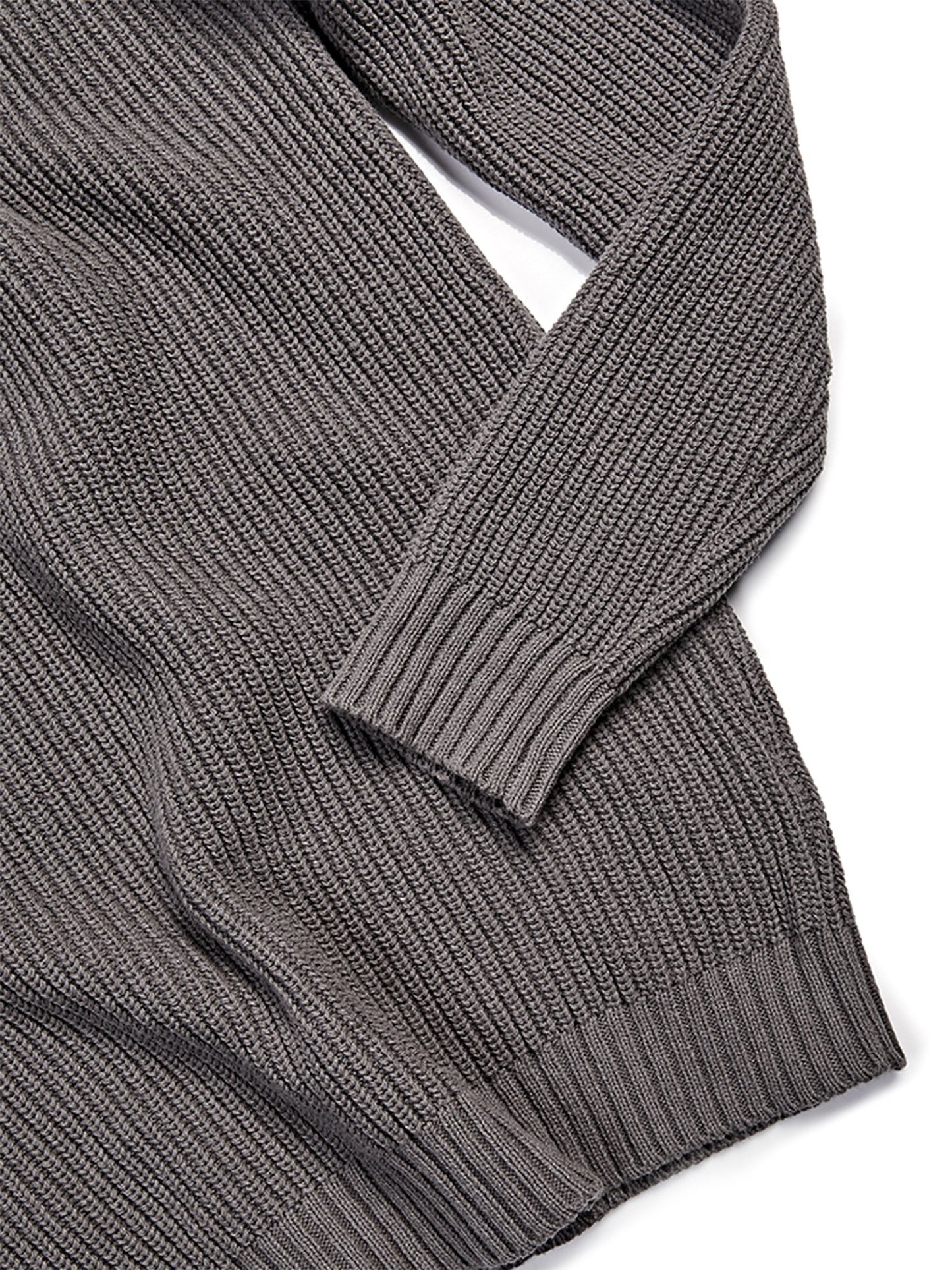 Recycelter Rundstrick-Mockneck | Will's Vegan Shop