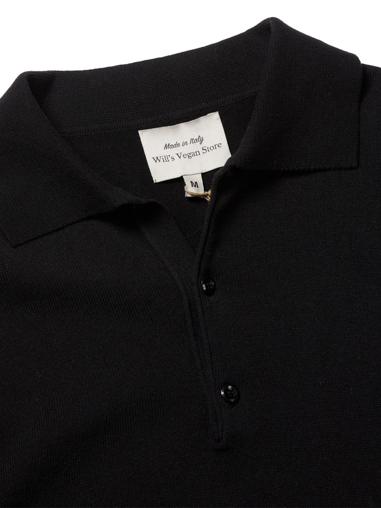 Recyceltes langärmeliges Polo | Will's Vegan Shop