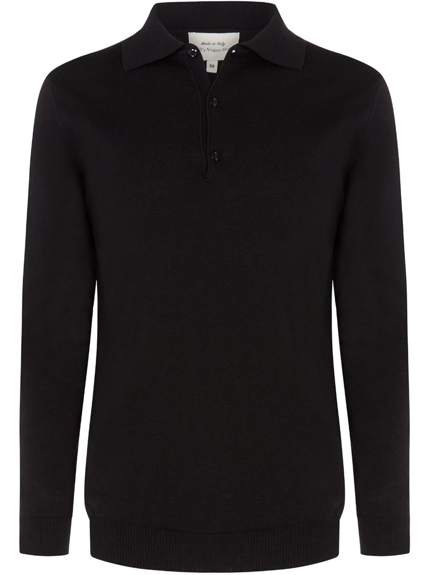 Recyceltes langärmeliges Polo | Will's Vegan Shop