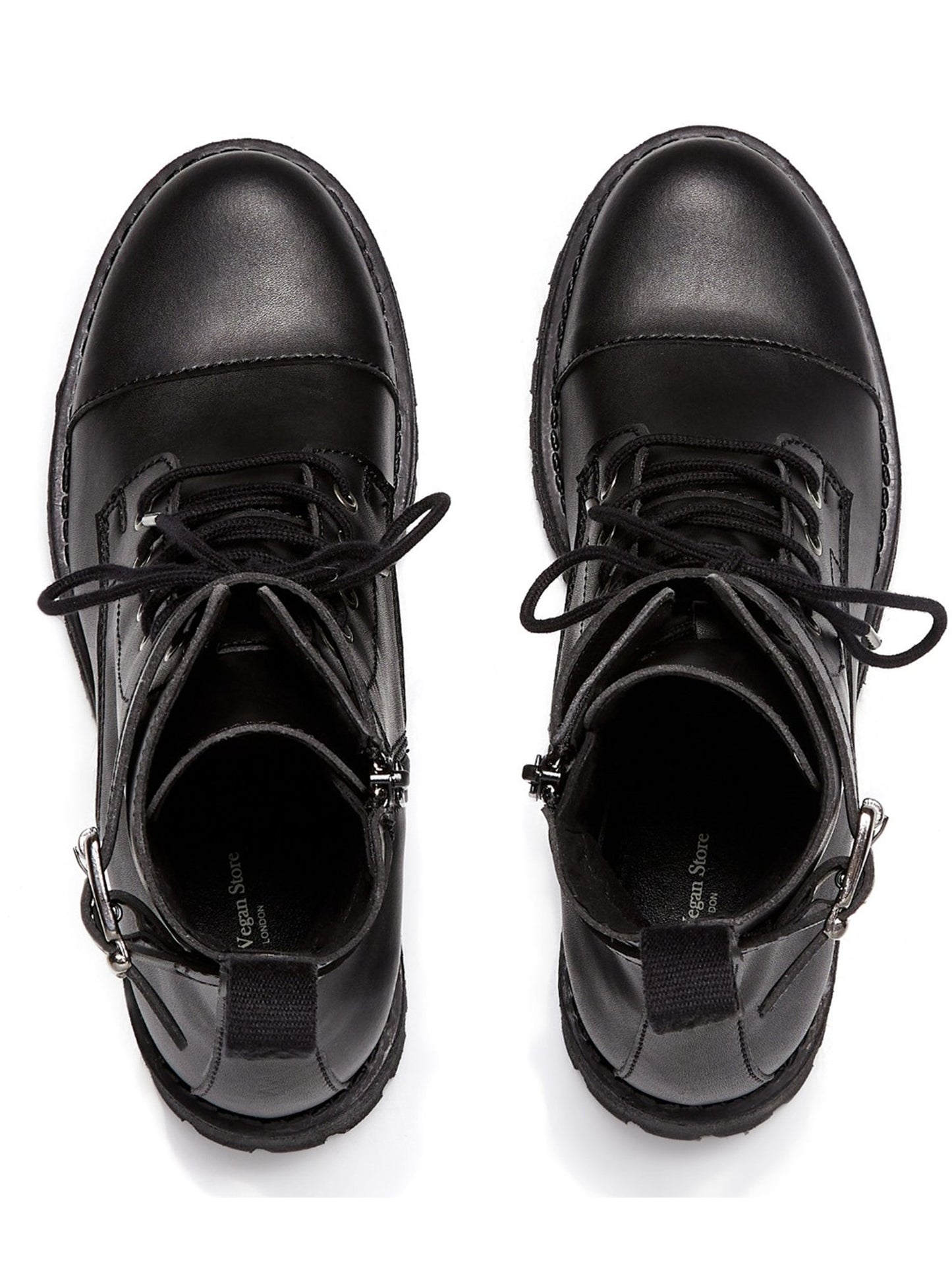 Arbeitsstiefel mit Schnallen | Will's Vegan Shop