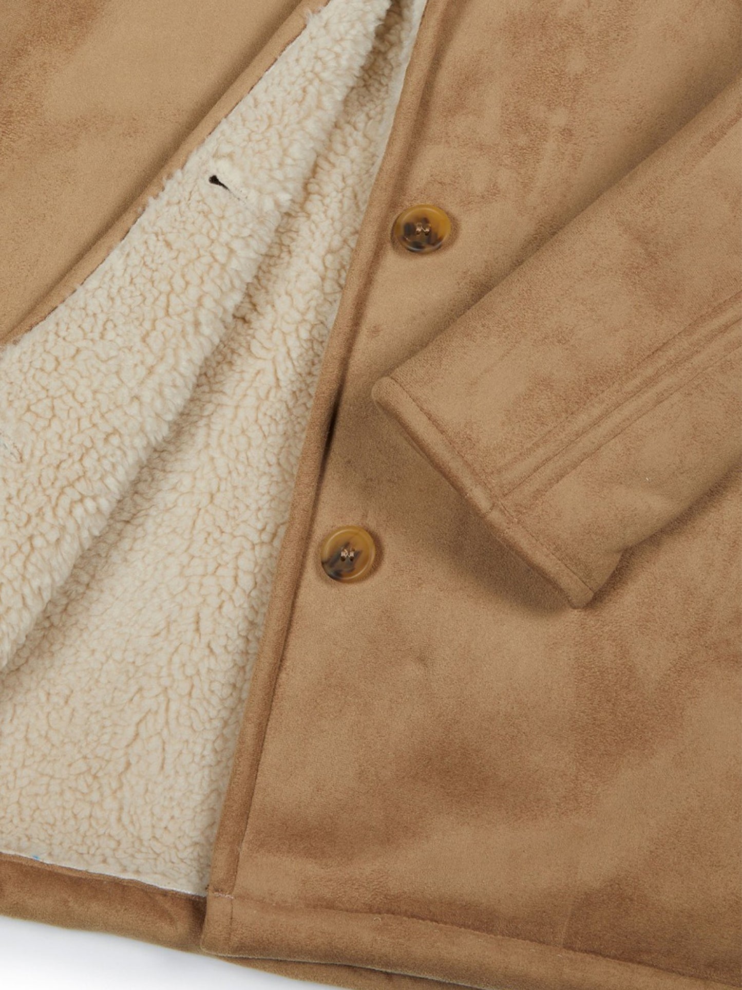 Recycelter Veganer Shearling-Mantel | Will's Vegan Shop