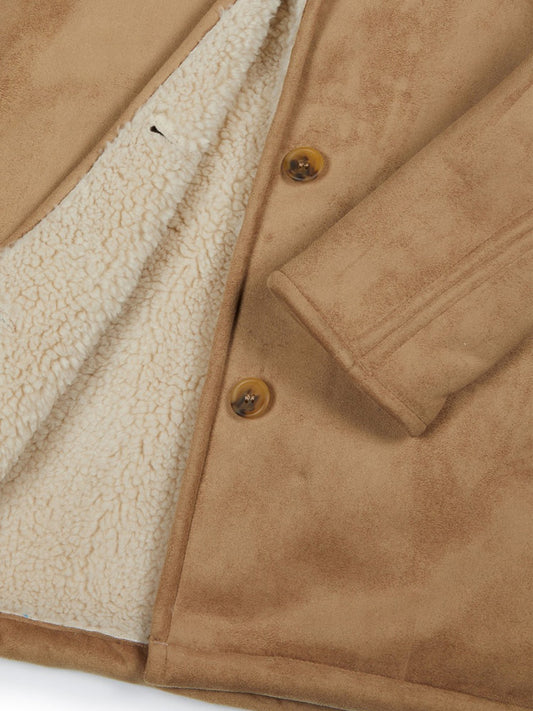 Recycelter Veganer Shearling-Mantel | Vegane Mäntel und Jacken