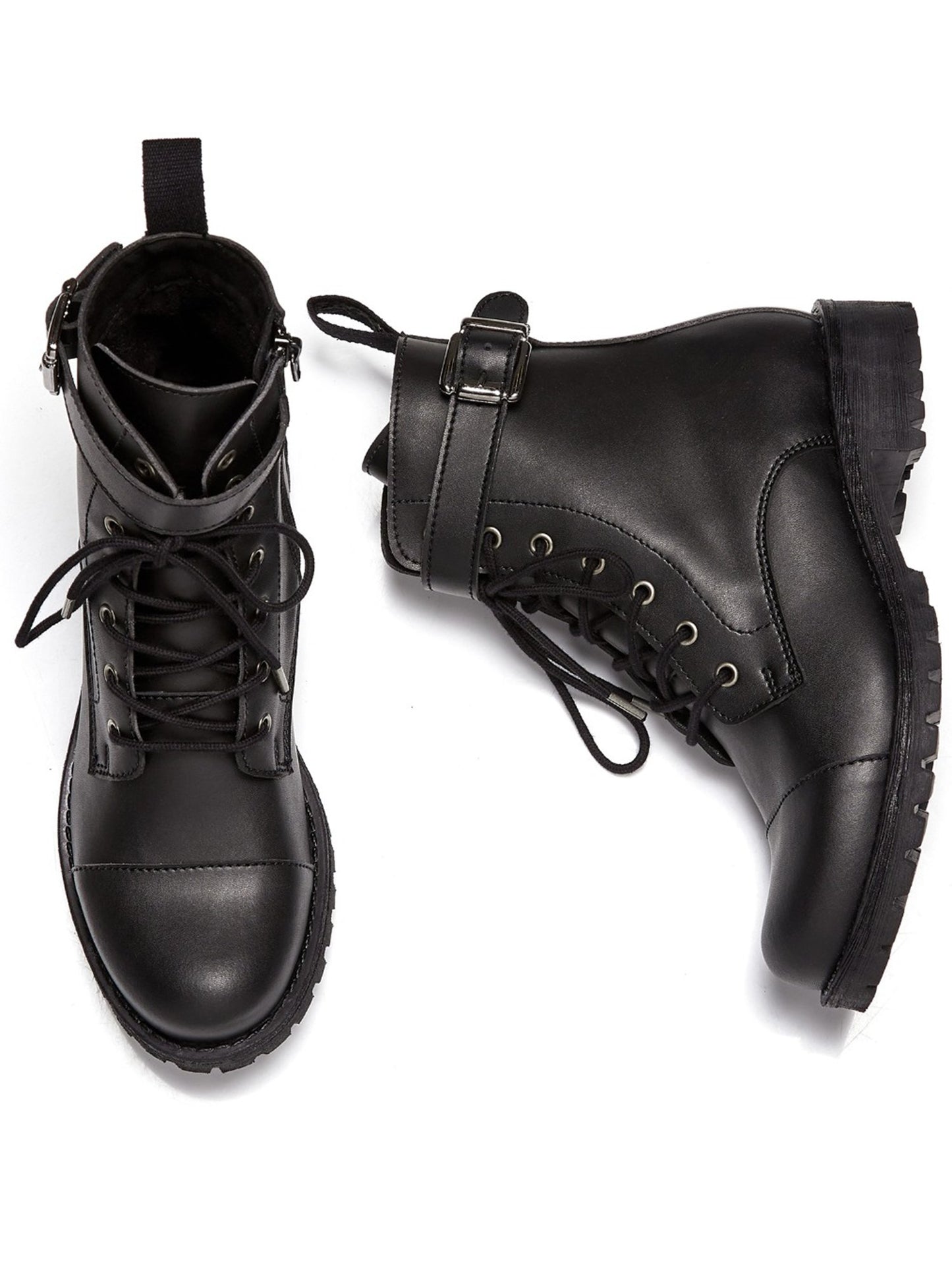 Arbeitsstiefel mit Schnallen | Will's Vegan Shop