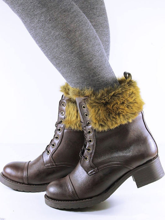 Isolierte Aviator-Stiefel | Vegane Winterstiefel