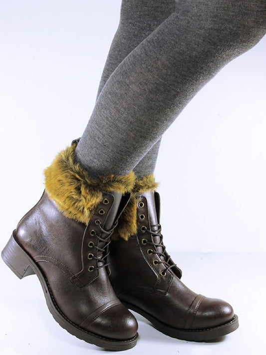 Isolierte Aviator-Stiefel | Vegane Winterstiefel