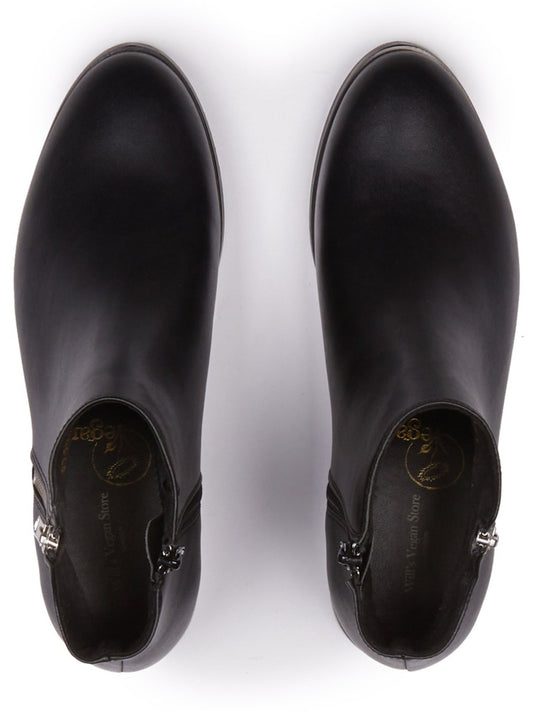 Niedrige Ankle Booties | Vegane Stiefel