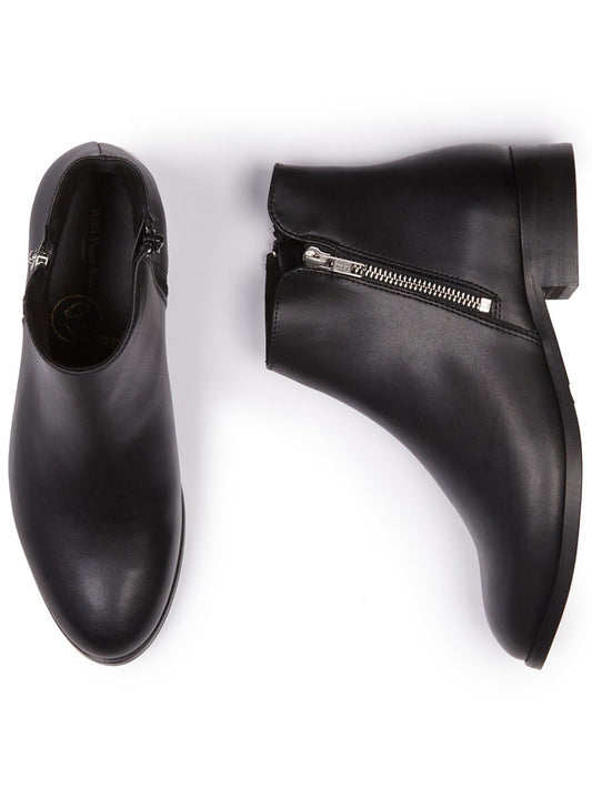 Niedrige Ankle Booties | Vegane Stiefel