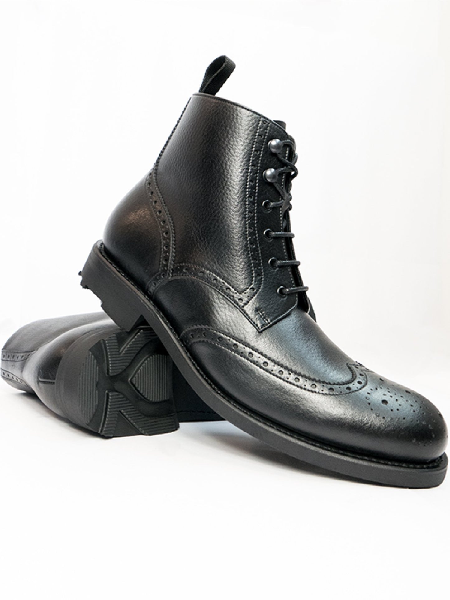 Goodyear Welt Brogue-Stiefel | Will's Vegan Shop