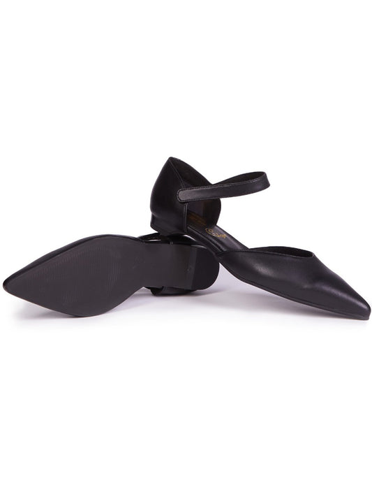 Flache Schuhe mit spitzer Zehe | Vegan Flats