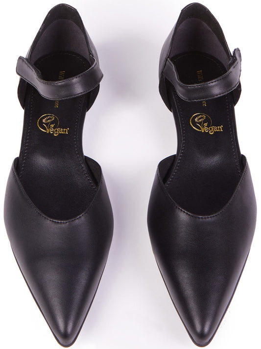 Flache Schuhe mit spitzer Zehe | Vegan Flats