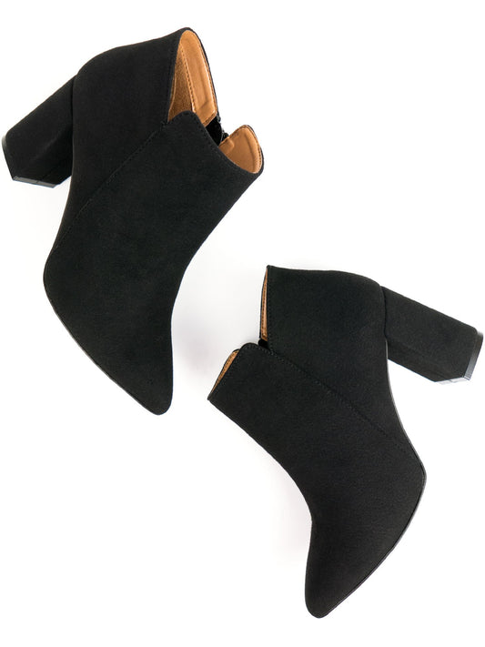 Spitz zulaufende Stiefel | Vegane Stiefel