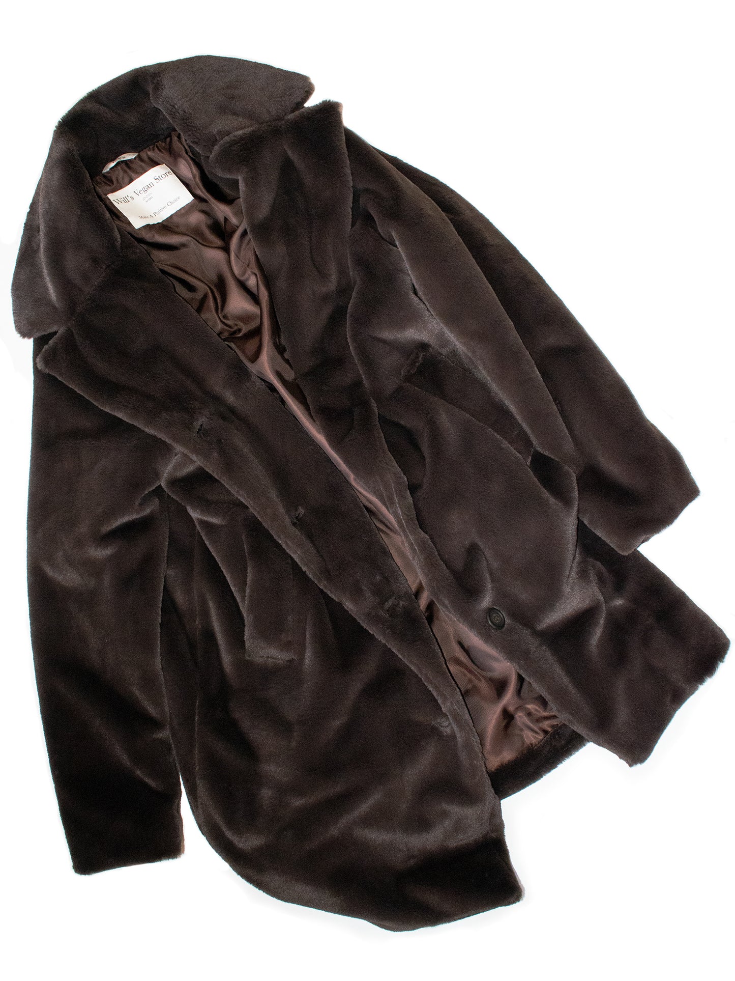 Manteau en fourrure vegan recyclée