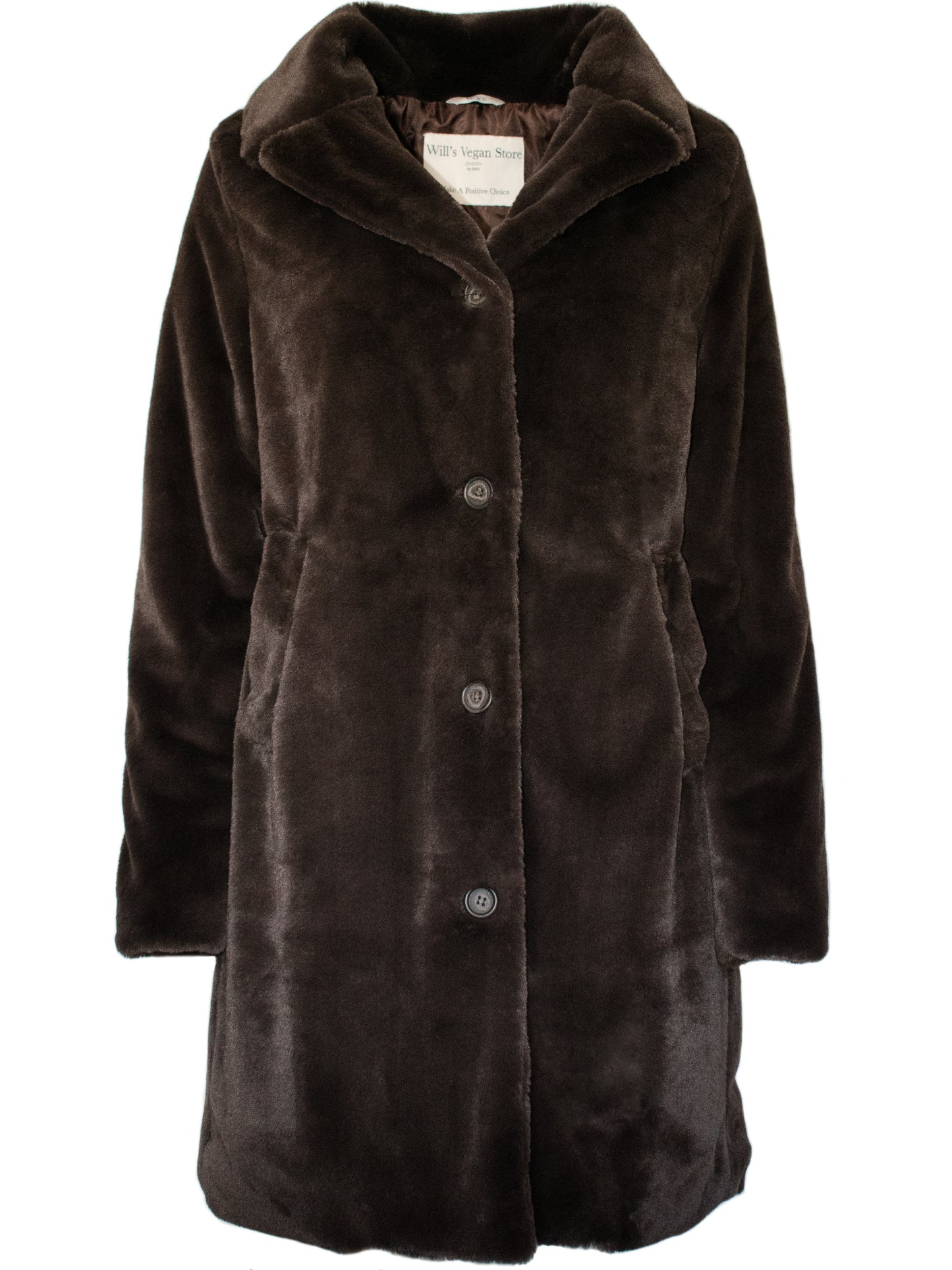 Manteau en fourrure vegan recyclée
