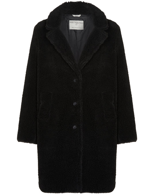 Recycelter Teddy-Mantel | Vegane Mäntel und Jacken