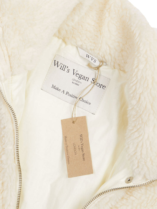 Recycelte Teddy-Pufferjacke | Vegane Daunenjacken