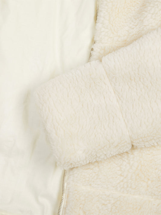 Recycelte Teddy-Pufferjacke | Vegane Daunenjacken