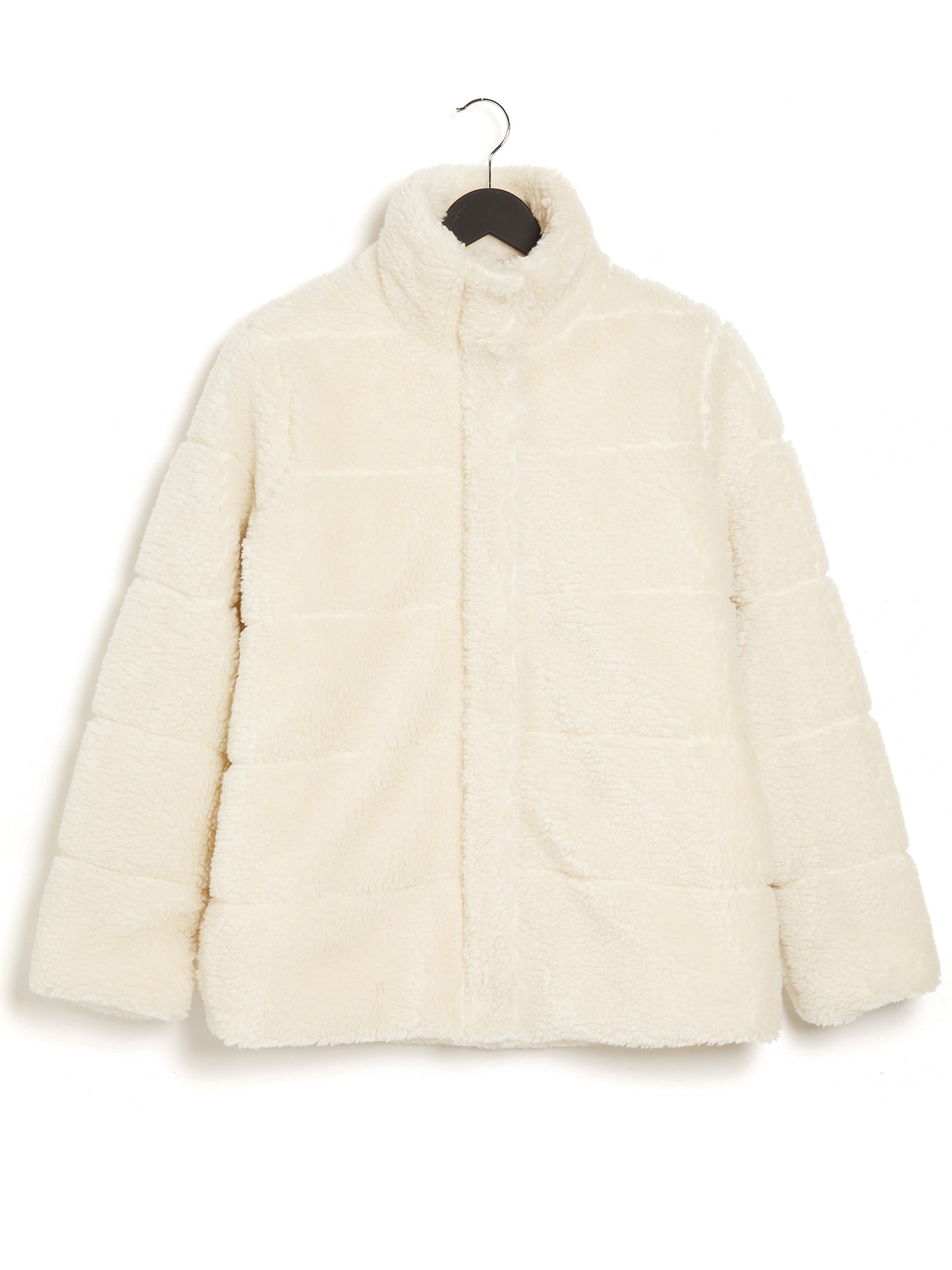 Recycelte Teddy-Pufferjacke