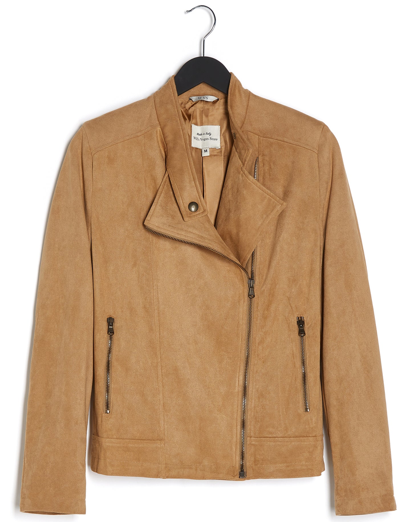 Veste en daim végétalien