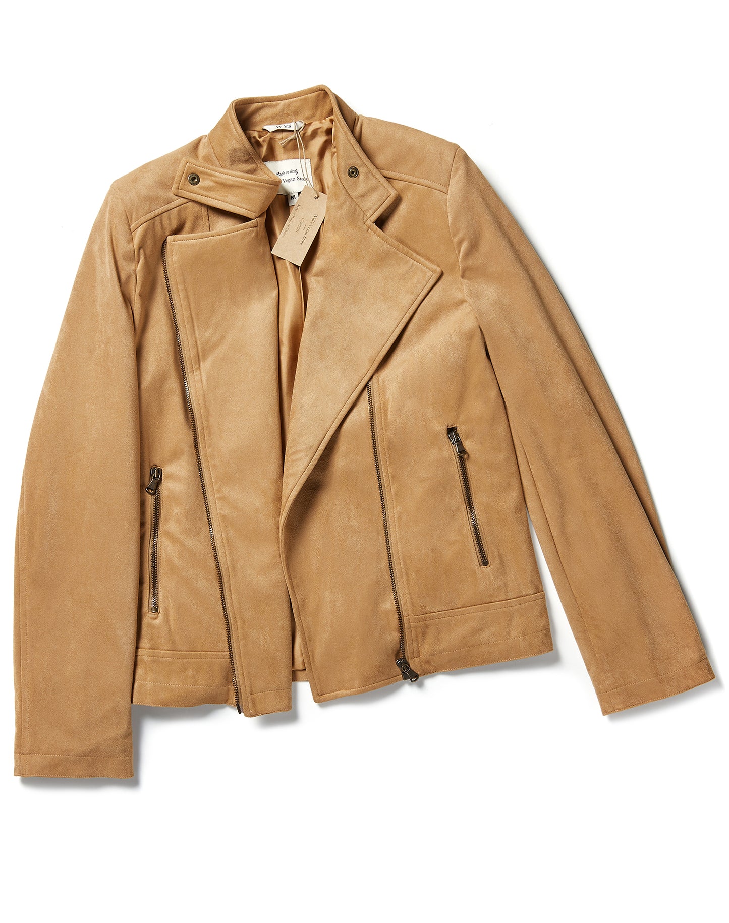 Veste en daim végétalien