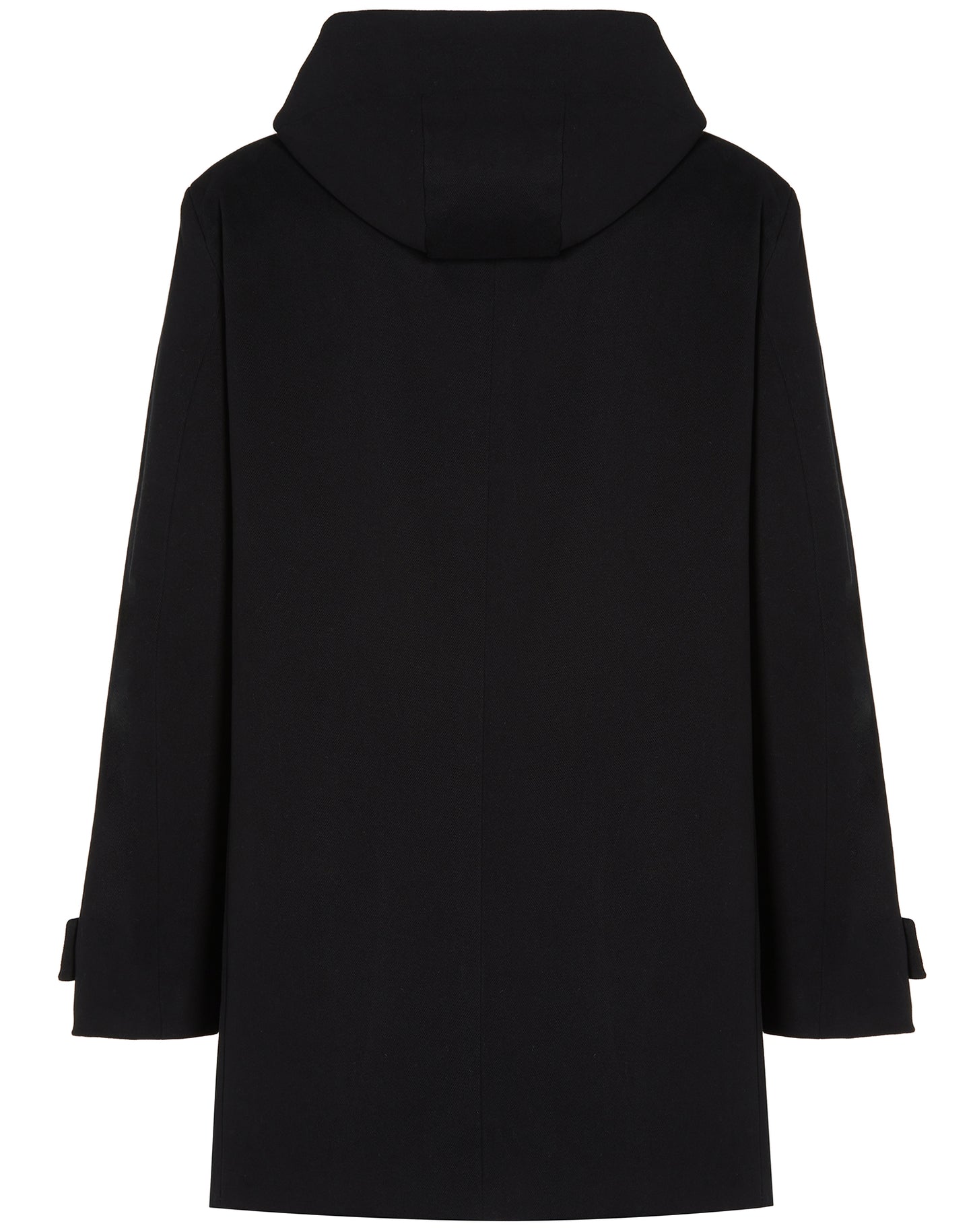 Manteau en laine vegan avec capuche