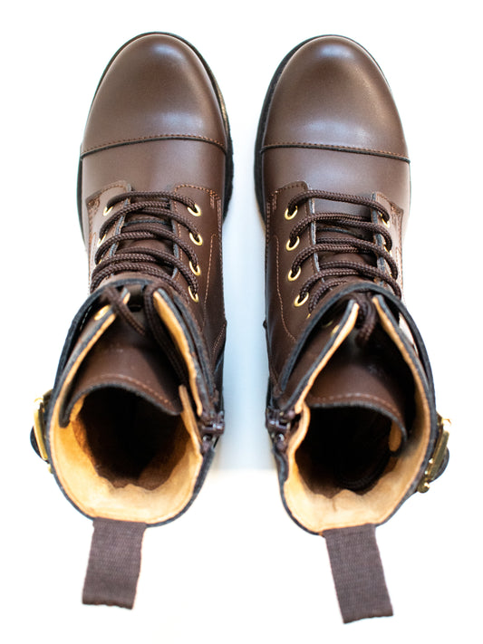 Arbeitsstiefel mit Schnallen | Vegane Stiefel