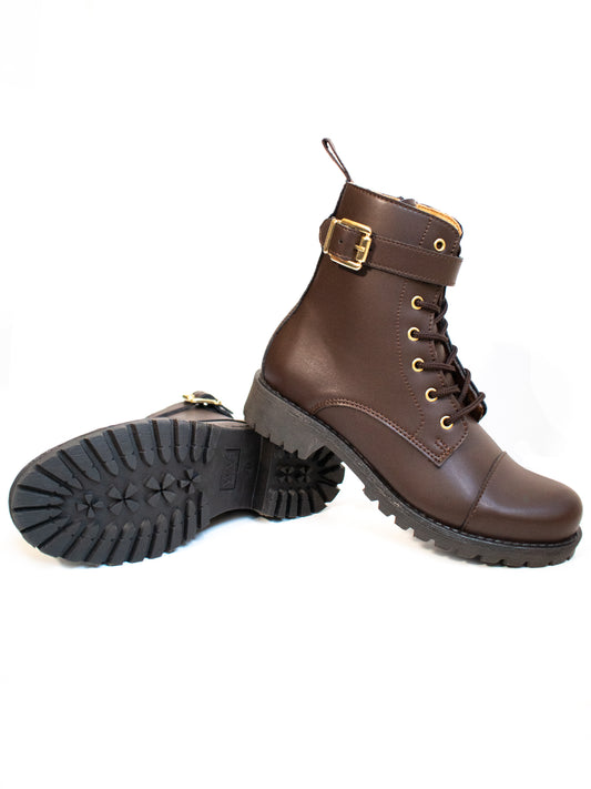 Arbeitsstiefel mit Schnallen | Vegane Stiefel