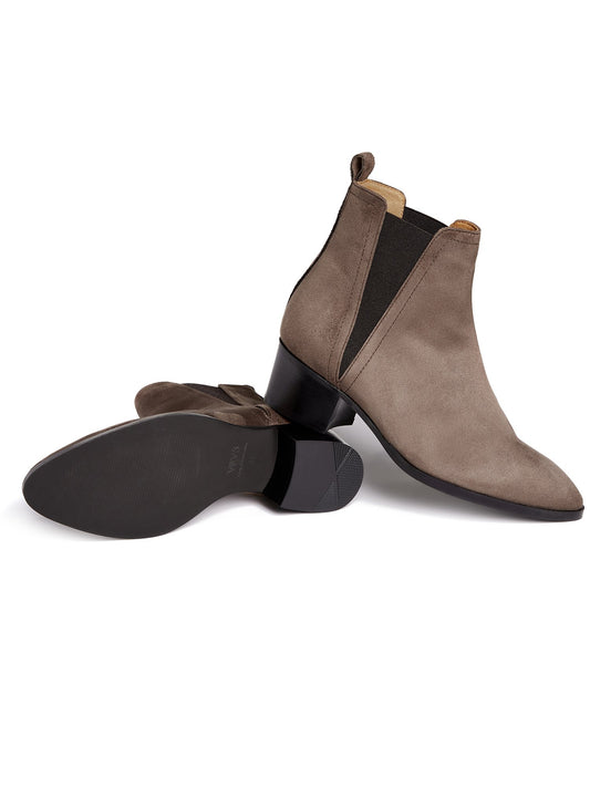 Spitz zulaufende Chelsea-Stiefel | Vegane Stiefel