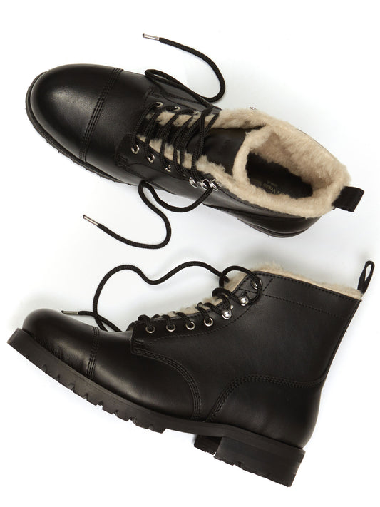 Isolierte Arbeitsstiefel | Vegane Winterstiefel