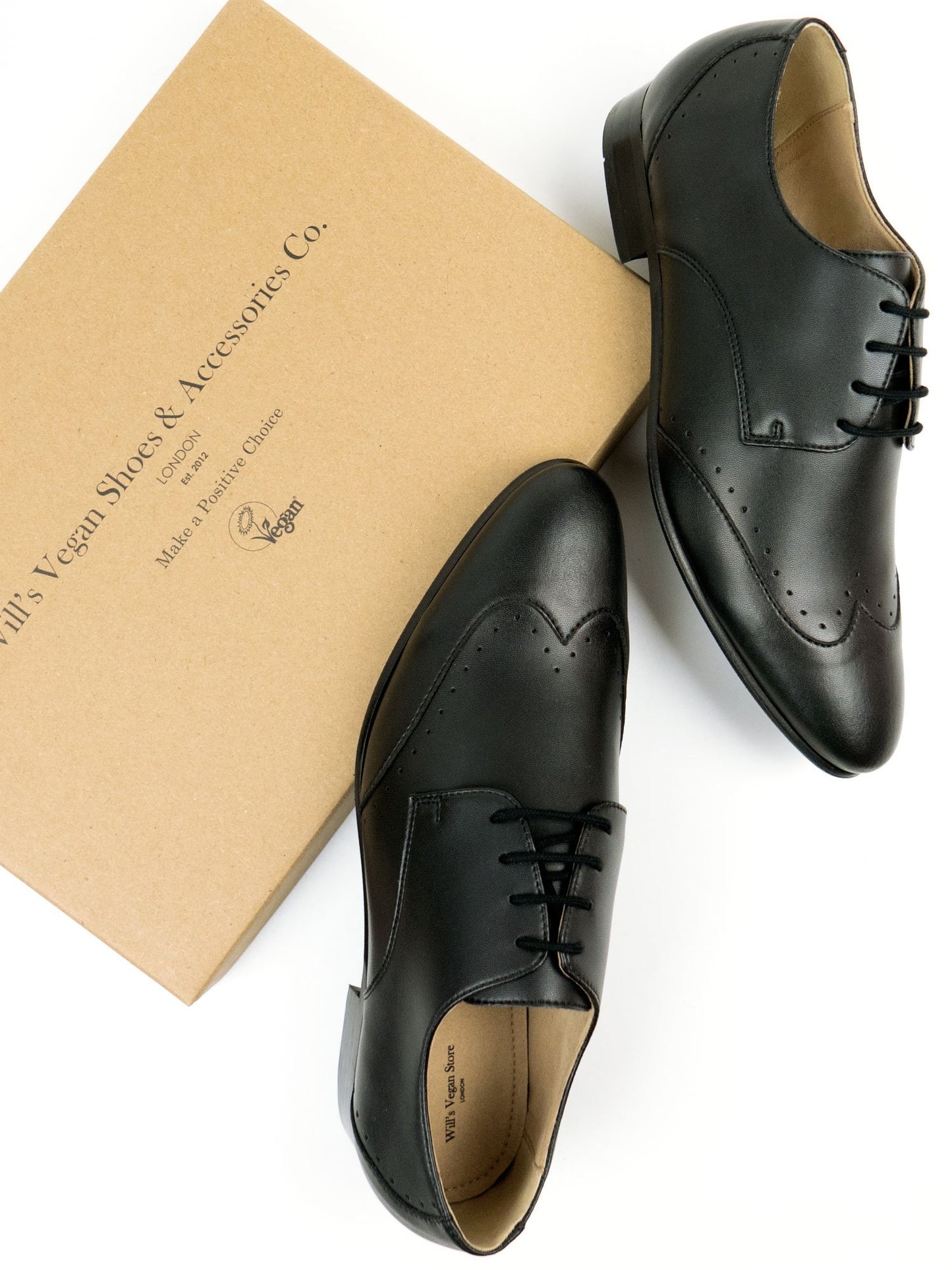 Slim Sole Brogues | Will's Vegan Shop