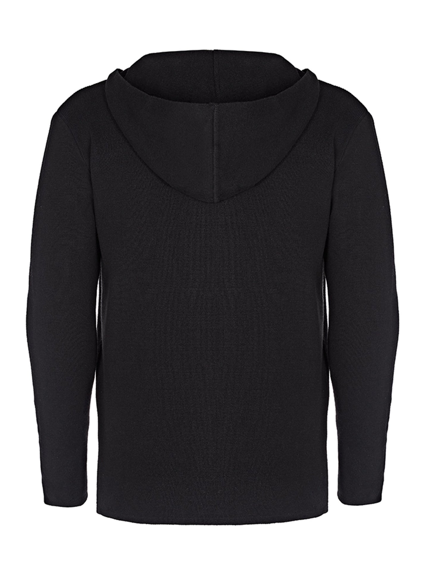 Recycelter Kapuzenstrickpullover mit Reißverschluss | Will's Vegan Shop