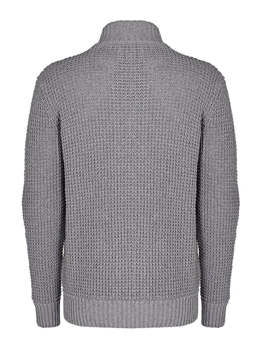 Recycelte Waffel-Strickjacke | Vegane Strickwaren