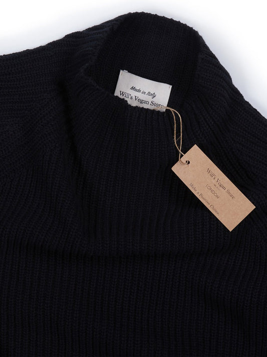 Recycelter Rollkragenpullover | Vegane Strickwaren