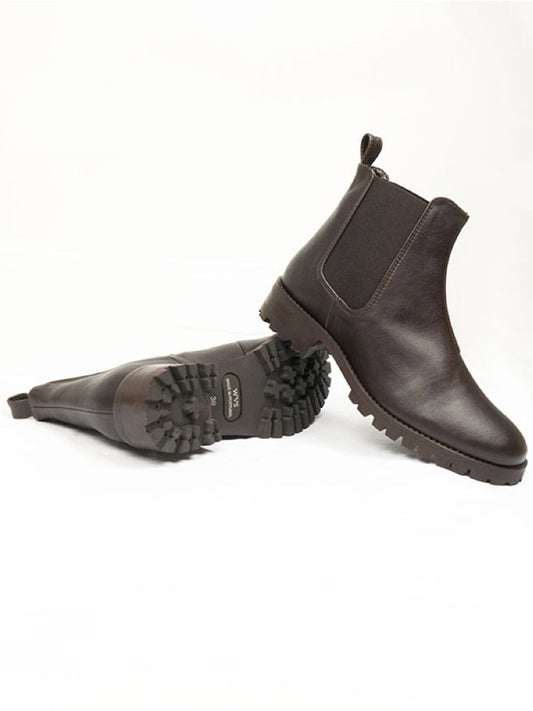 Chelsea-Stiefel mit tiefem Profil | Vegane Stiefel