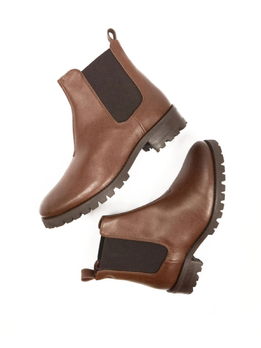 Chelsea-Stiefel mit tiefem Profil | Vegane Stiefel