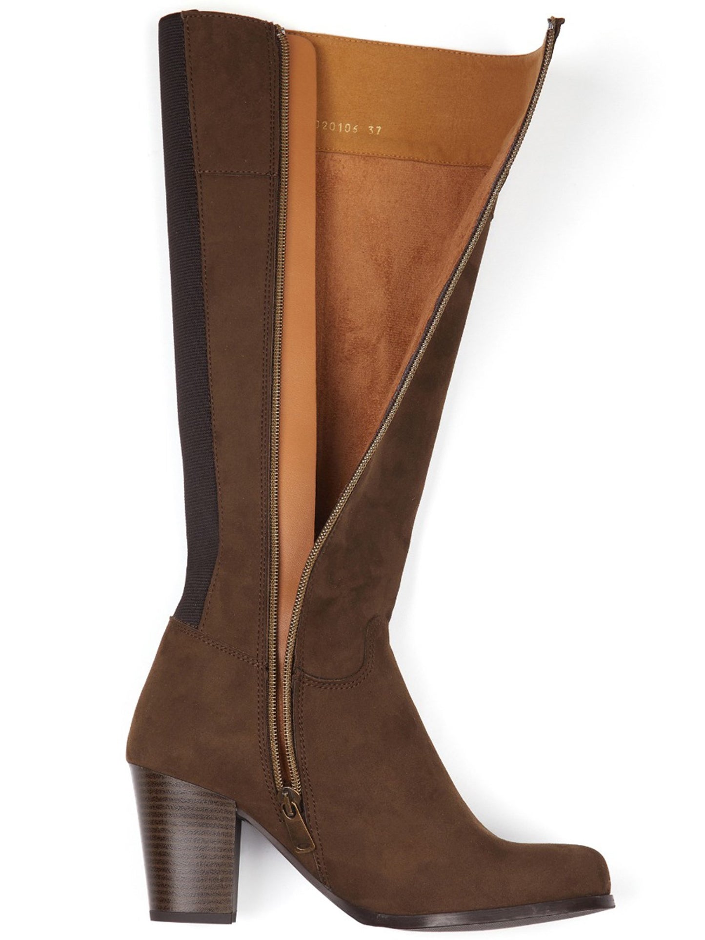 Kniehohe Stiefel mit Absatz | Will's Vegan Shop