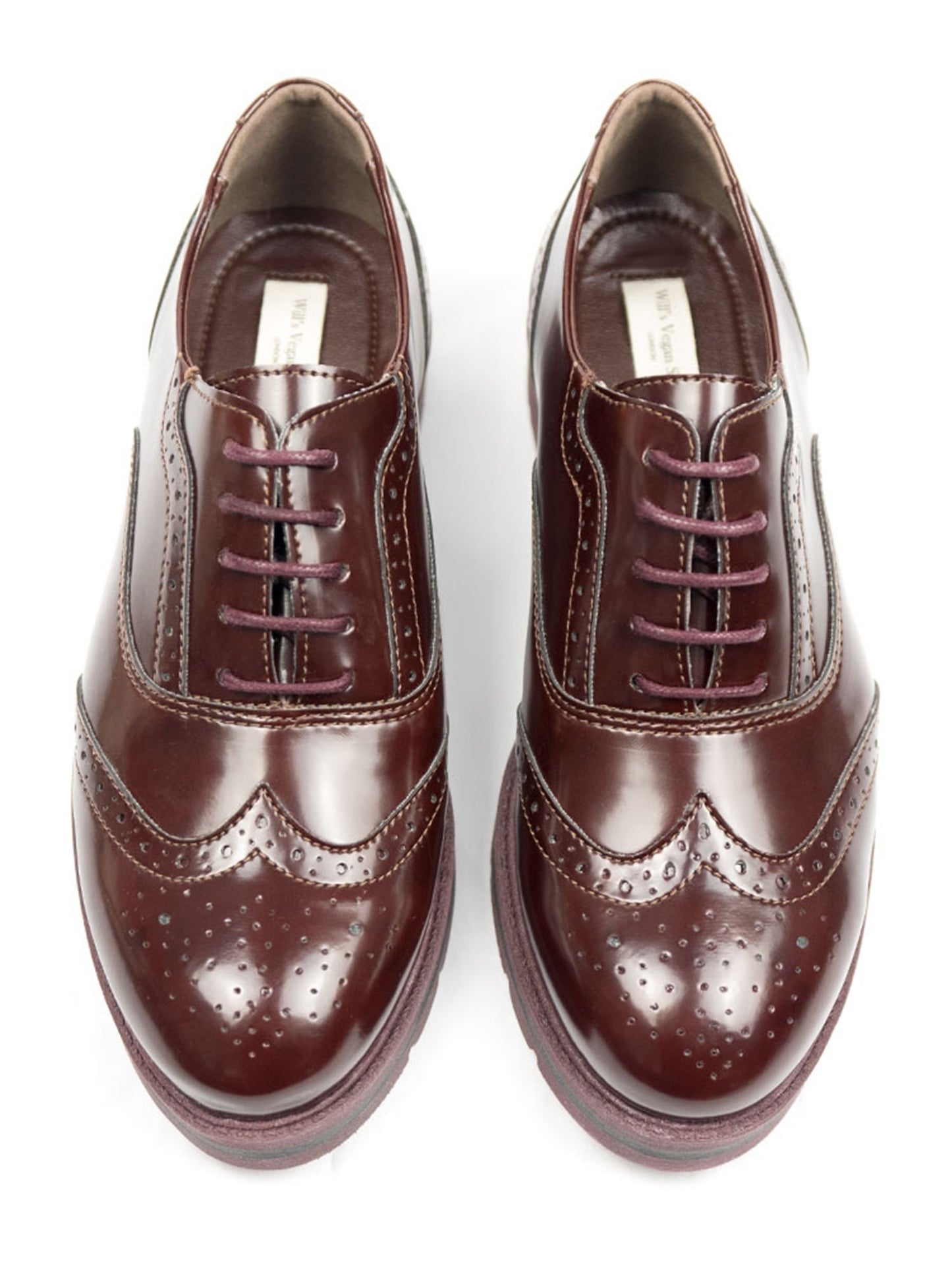 Flatform Brogues | Will's Vegan Shop