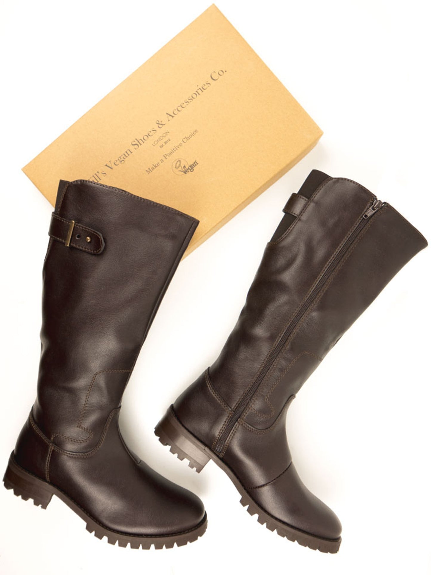 Deep Tread Knielange Stiefel | Will's Vegan Shop