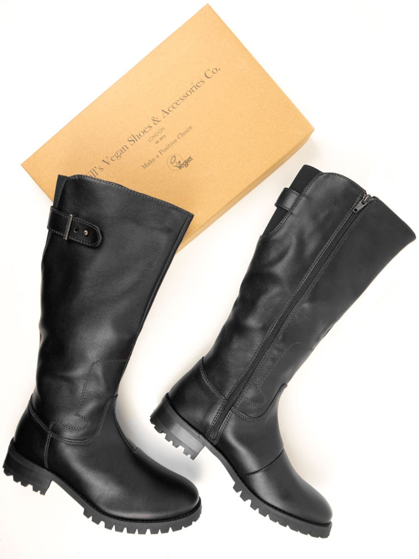 Deep Tread Knielange Stiefel | Will's Vegan Shop
