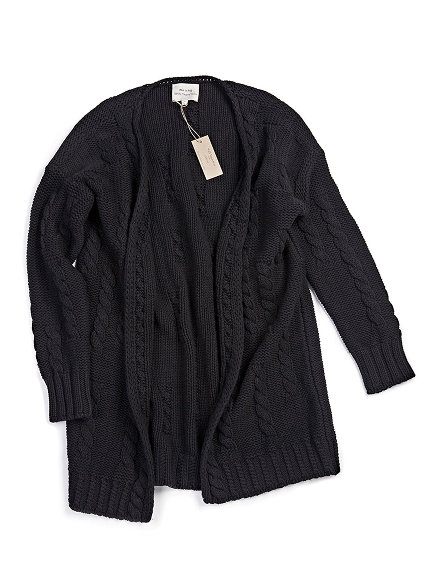 Recycelte Strickjacke aus Grobstrick | Will's Vegan Shop