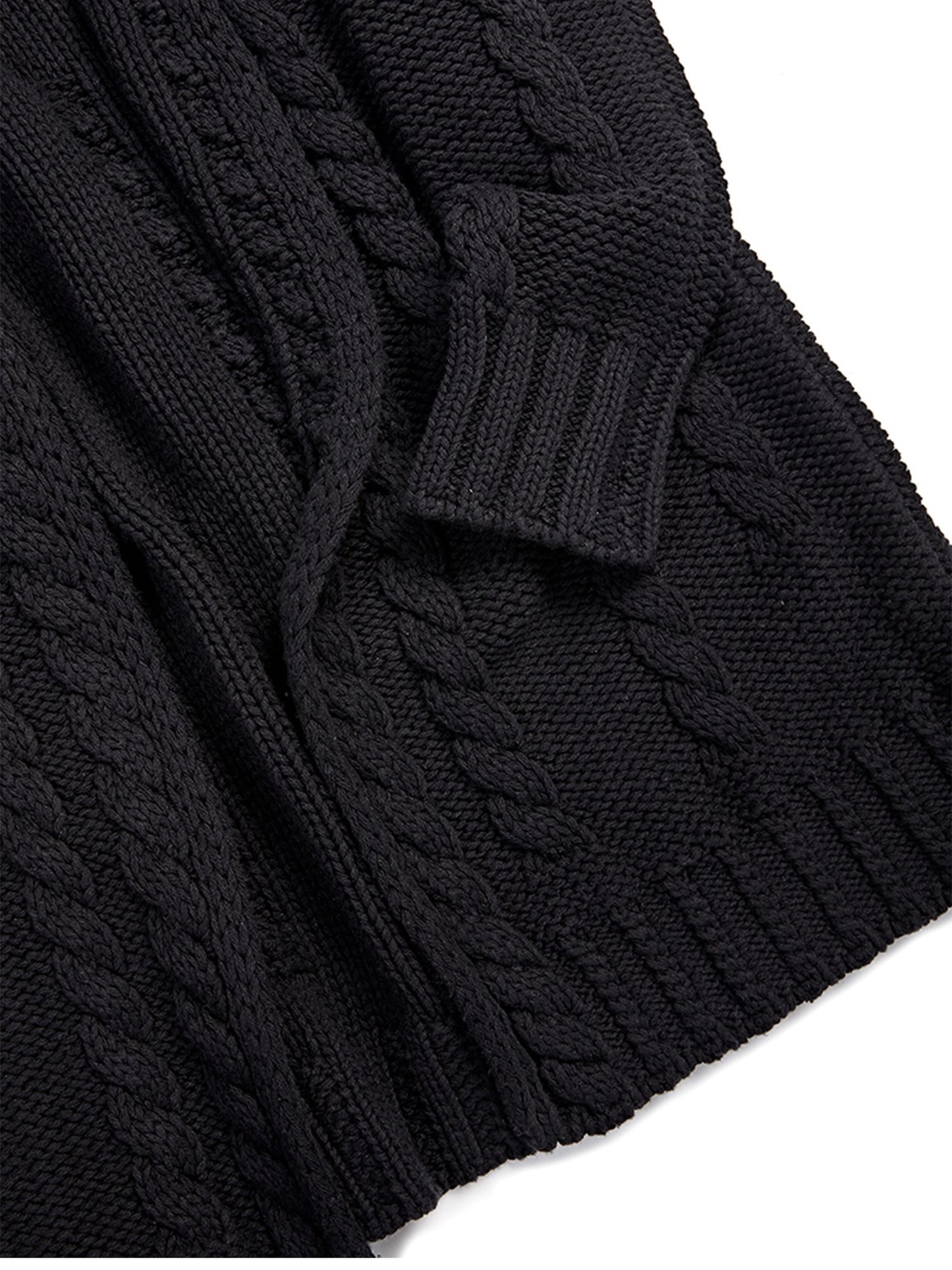 Recycelte Strickjacke aus Grobstrick | Will's Vegan Shop