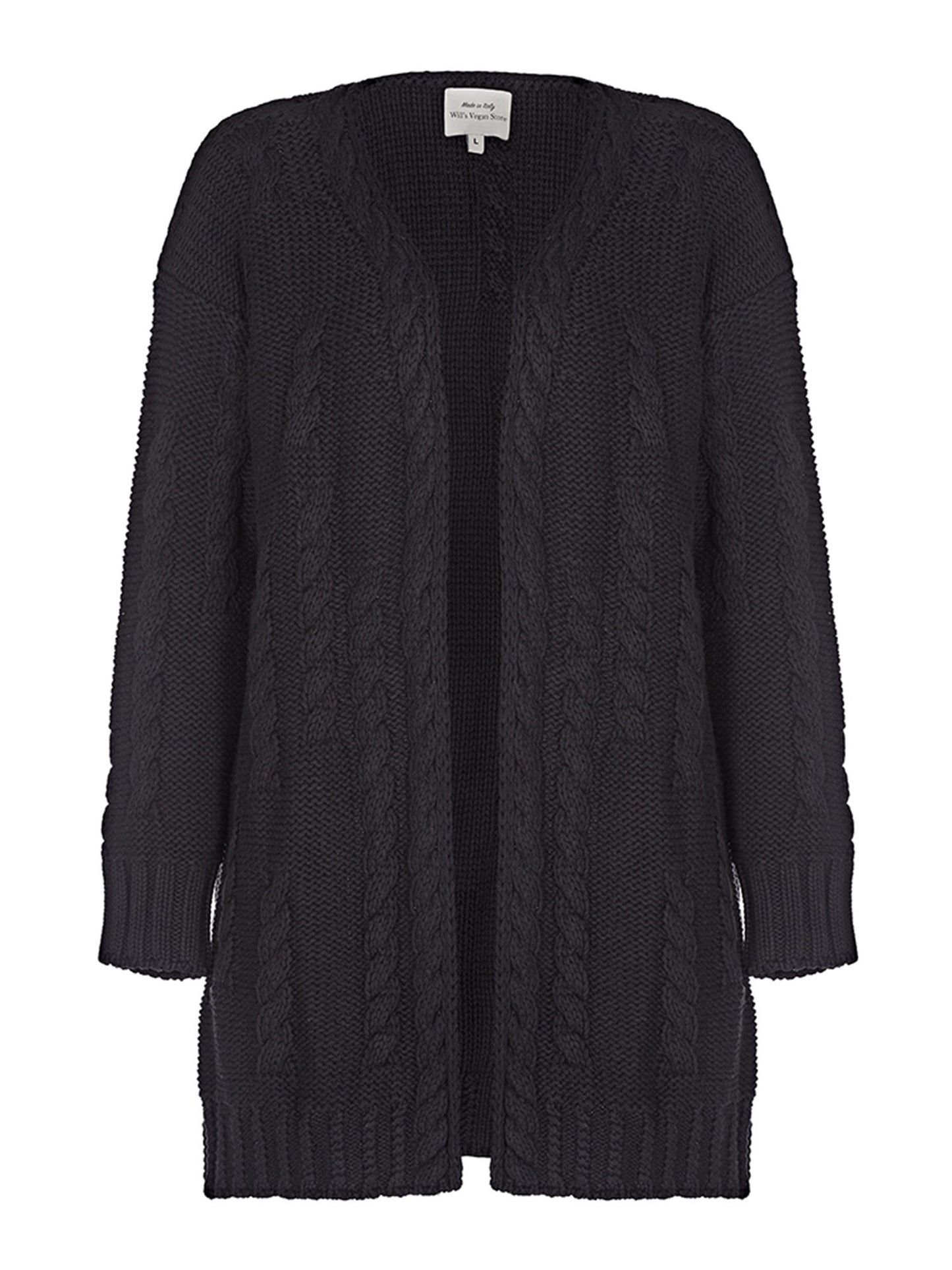 Recycelte Strickjacke aus Grobstrick | Will's Vegan Shop