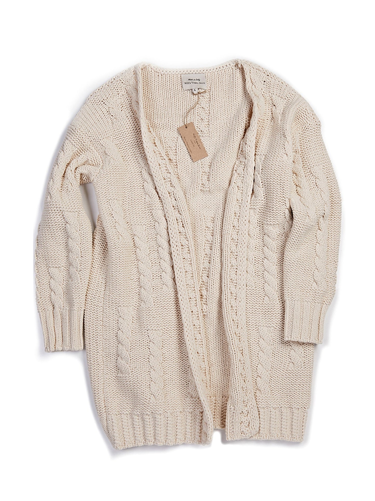 Recycelte Strickjacke aus Grobstrick | Will's Vegan Shop