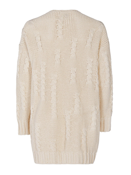 Recycelte Strickjacke aus Grobstrick | Vegane Mäntel und Jacken